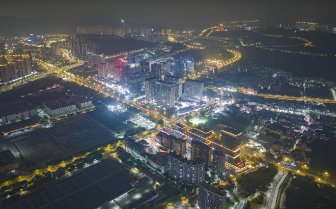 广州黄埔科学城夜景延时01