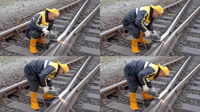 铁轨打磨