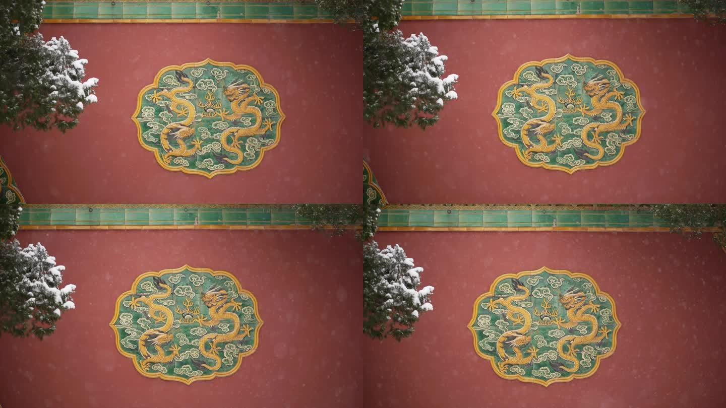 故宫雪景实拍