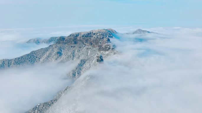 梵净山雪景云海延时