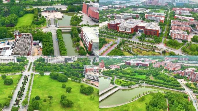 上海闵行区上海交通大学闵行校区校园风景风