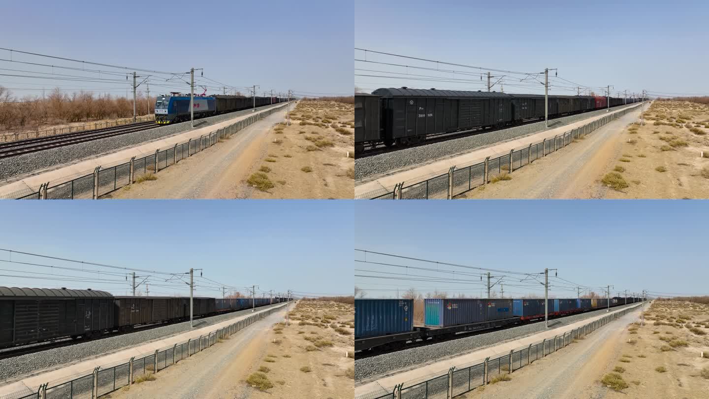 沙漠戈壁新丝路欧亚铁路中亚高铁