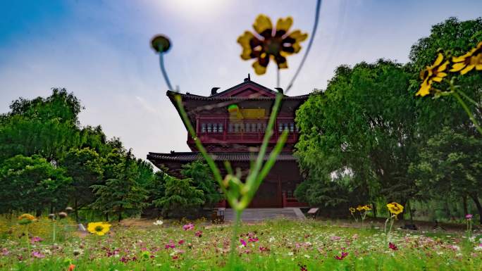 5A景区  微山湖京杭大运河延时摄影