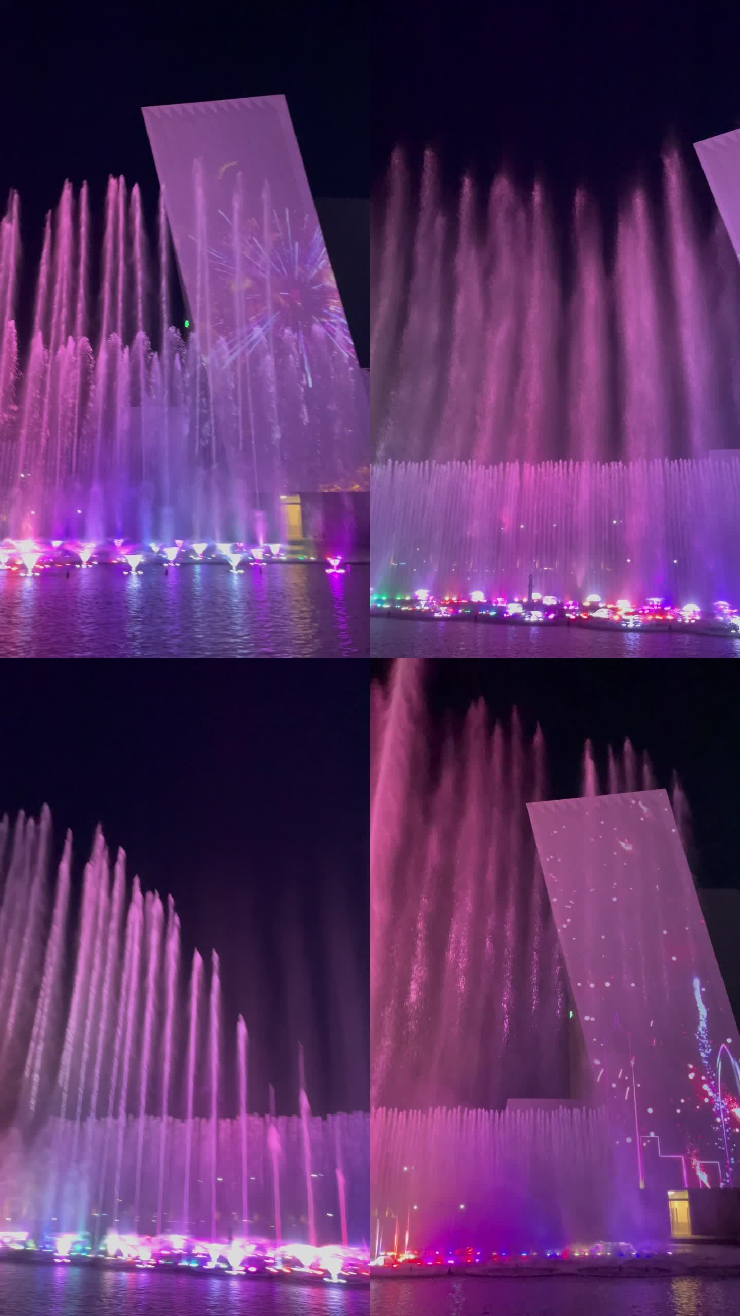 深圳欢乐港湾喷泉灯光秀