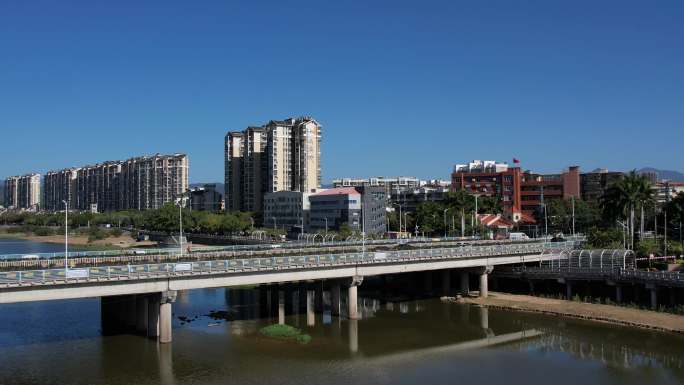 福建省厦门市同安新西桥西溪航拍