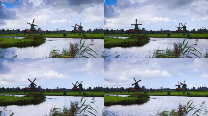 赞丹，荷兰:赞丹斯的风车