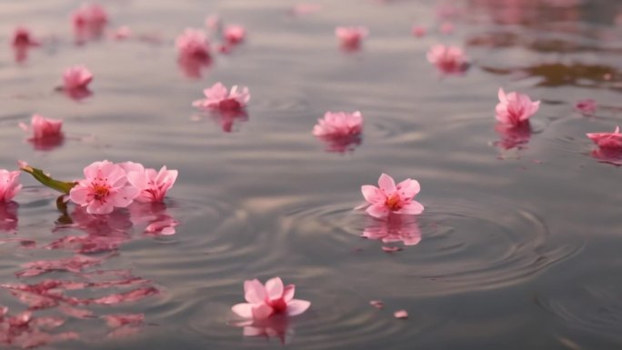 桃花流水 春天