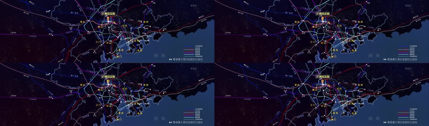 粤港澳大湾区地图   科技地图