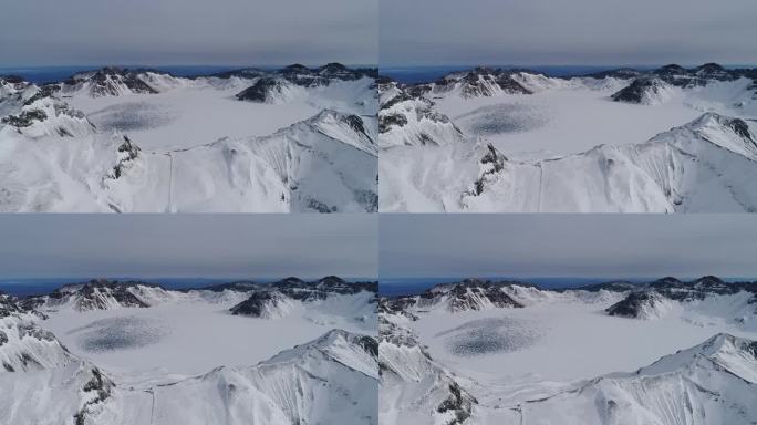 雪山风景航拍