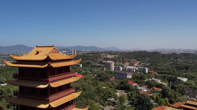 厦门同安区梵天禅寺千年古刹佛门圣地魁星阁