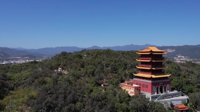 厦门同安区梵天禅寺千年古刹佛门圣地魁星阁