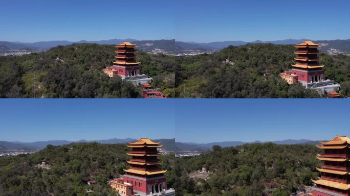 厦门同安区梵天禅寺千年古刹佛门圣地魁星阁