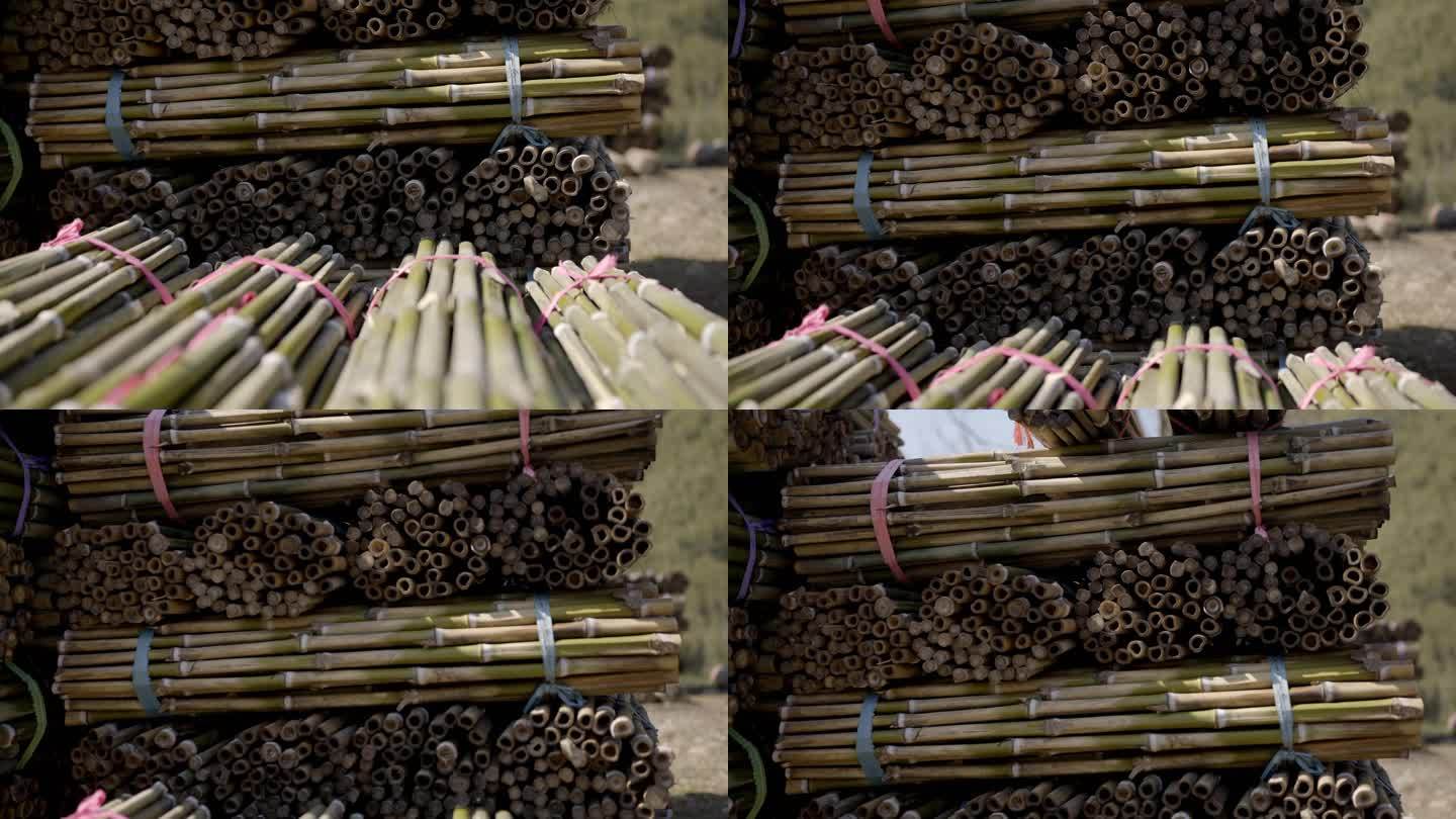 竹制产品加工人文4k