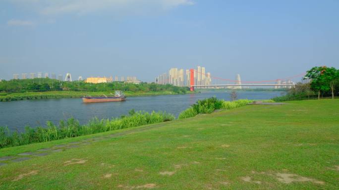 南宁邕江风景江景