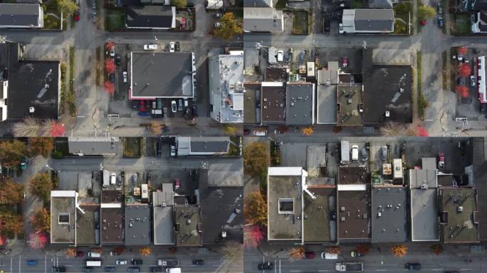 《高地之恋》:北美秋天，无人机俯瞰屋顶