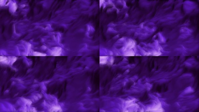 抽象紫色烟雾流体
