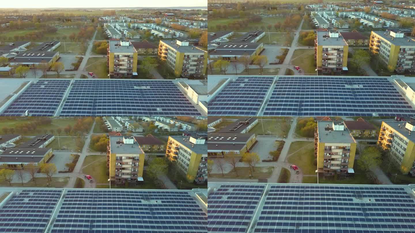 生产可持续能源。在商场楼顶安装光伏太阳能板，生产绿色生态电力