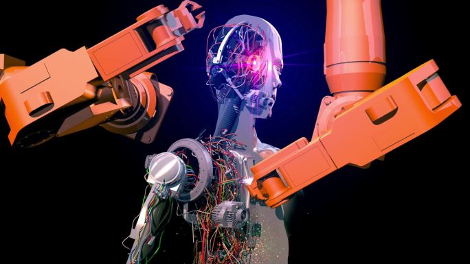 机械臂生产机器人自动化机械化