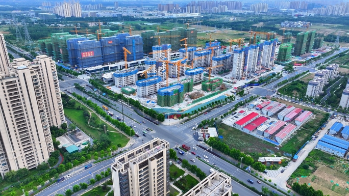 中国速度建设 房地产小区开发盖楼施工单位