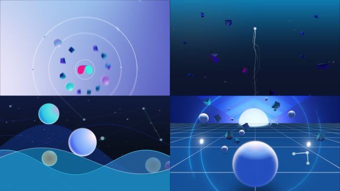MG科技小球抽象动画
