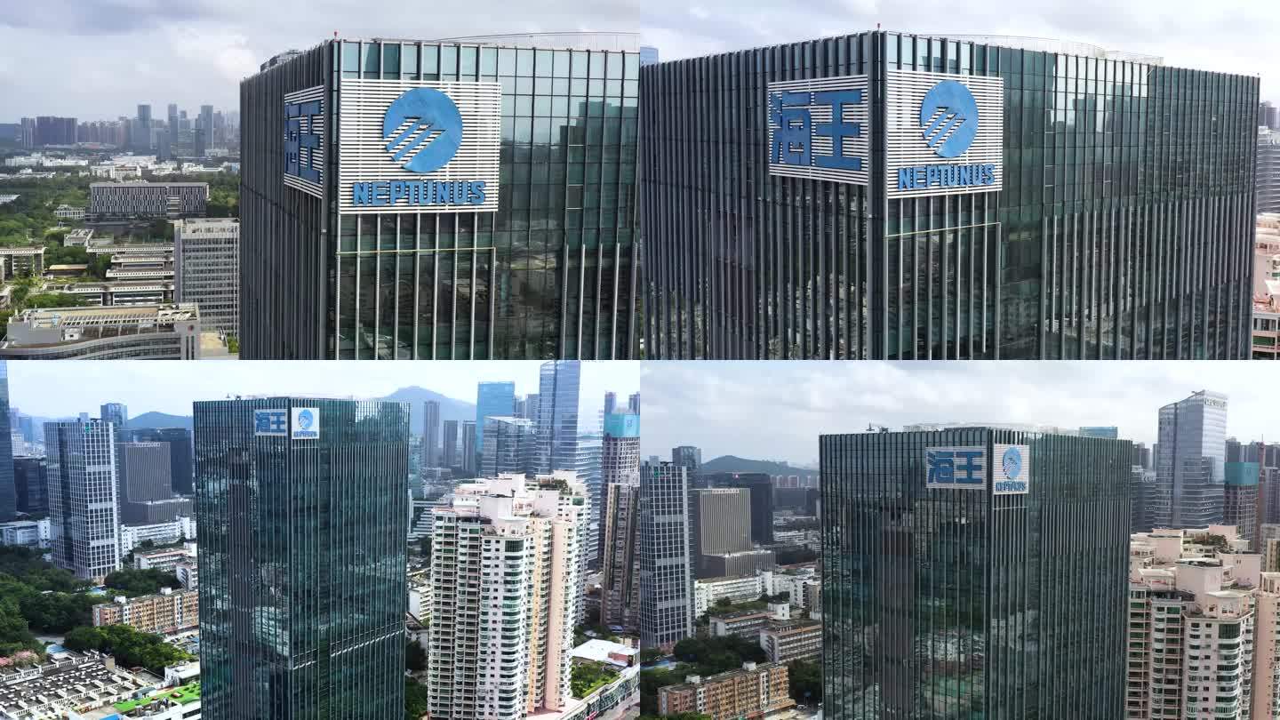 深圳南山科技园海王银河科技大厦航拍