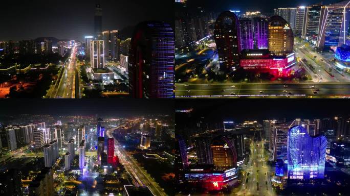 温州瓯海中心区夜景
