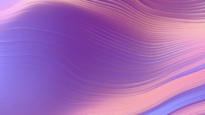 6k宽屏 绚丽紫红 流光溢彩 彩色海浪