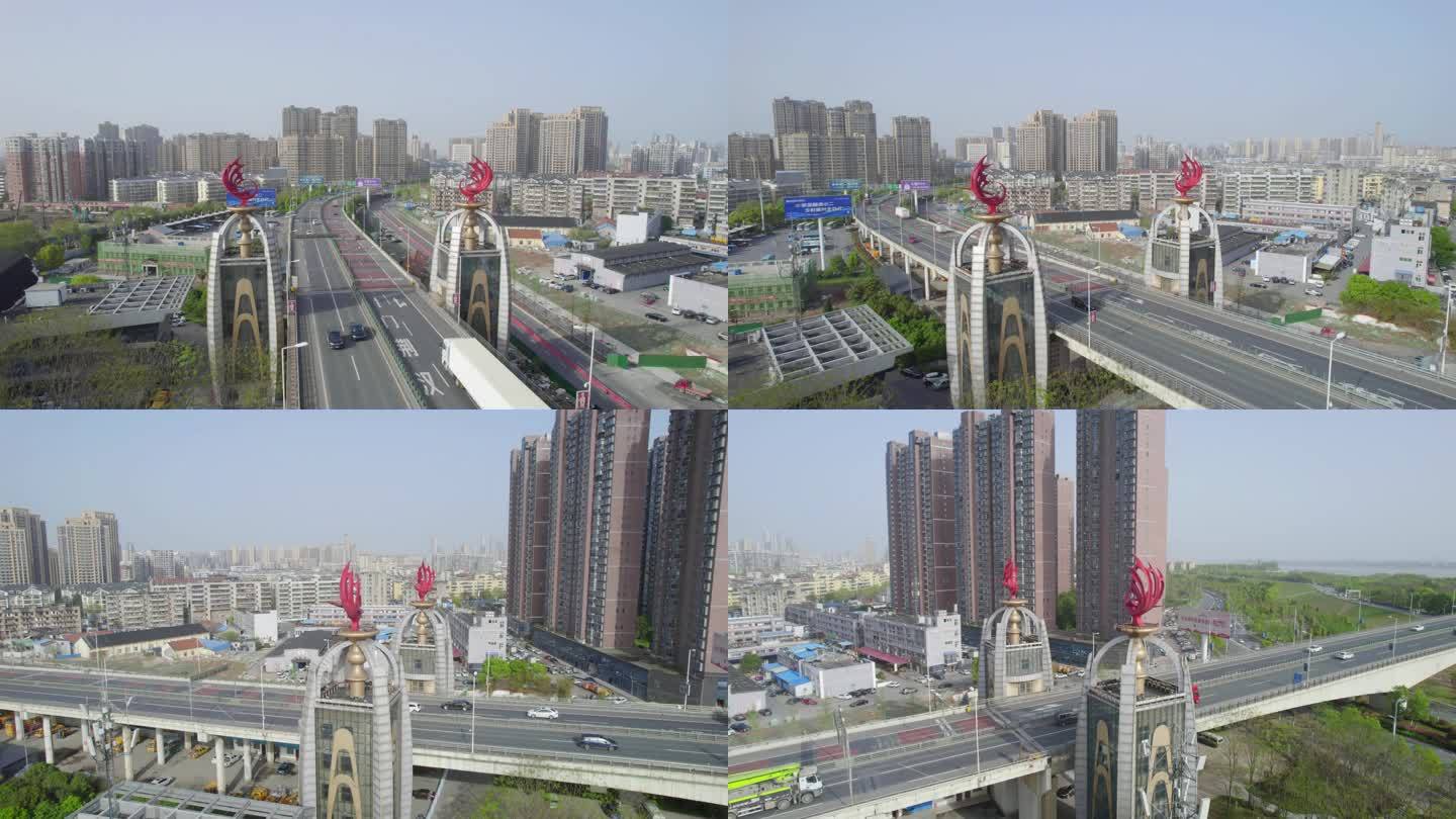 184荆州长江大桥航拍