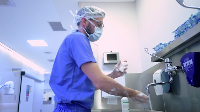 医院手术手术准备外科手术清洗消毒