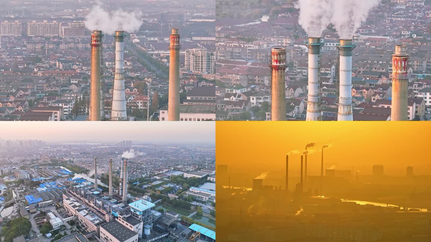 烟囱工业化纺织厂工业污染