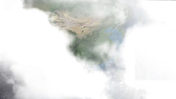 内蒙古俯冲地形图地图AE模板