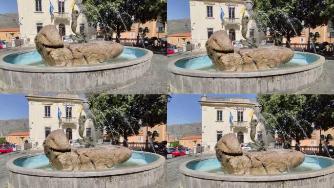 马拉蒂亚-维托洛广场的美人鱼喷泉