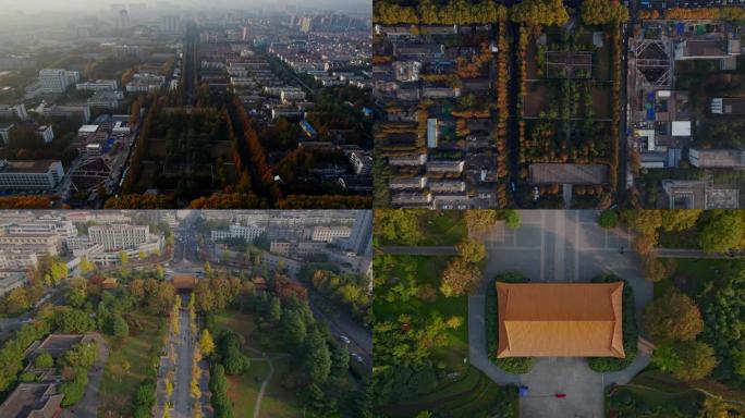 江苏南京明故宫航拍