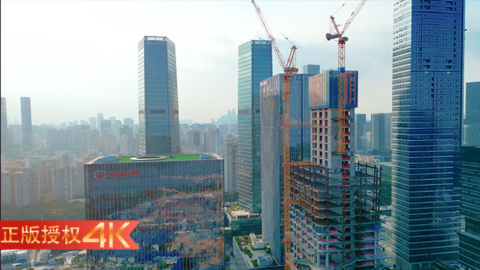 深圳城市发展经济建设活力无限4K