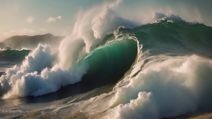 (原创)巨浪 潮头 浪头 海浪 浪花