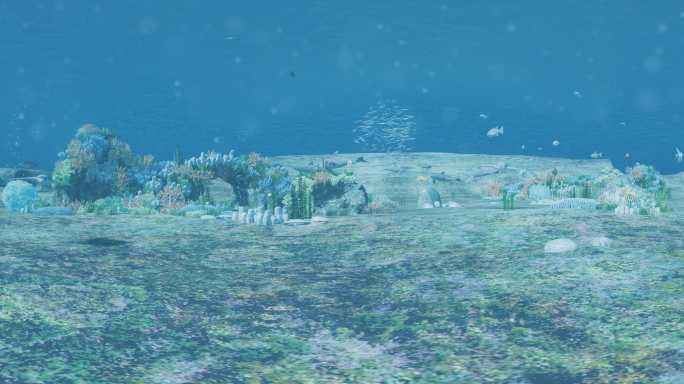 8K_海底鱼群180度超宽弧形屏裸眼3D