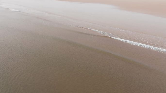 海边沙滩粉色沙滩