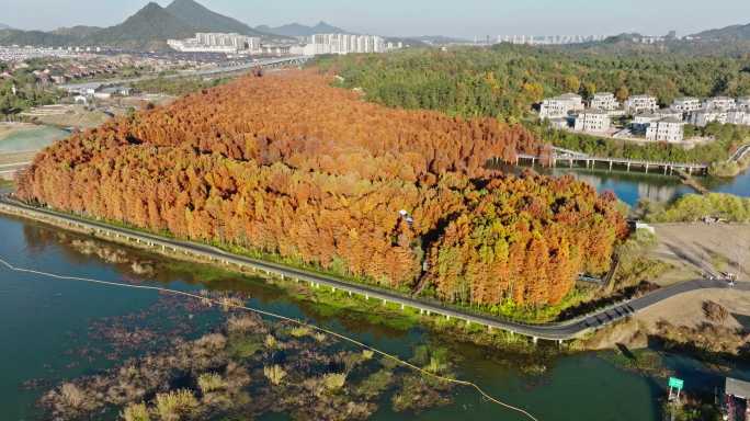 5.1K杭州青山湖航拍