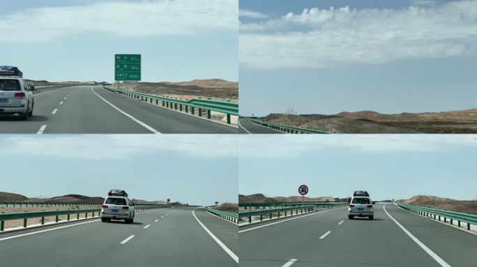 新疆无人公路无人区沿途风光大美新疆