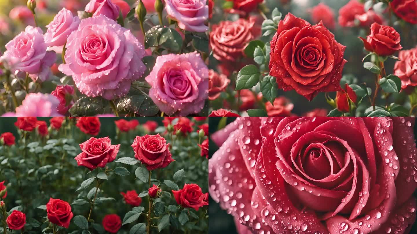 【合集】玫瑰花 浪漫玫瑰 红玫瑰 粉玫瑰