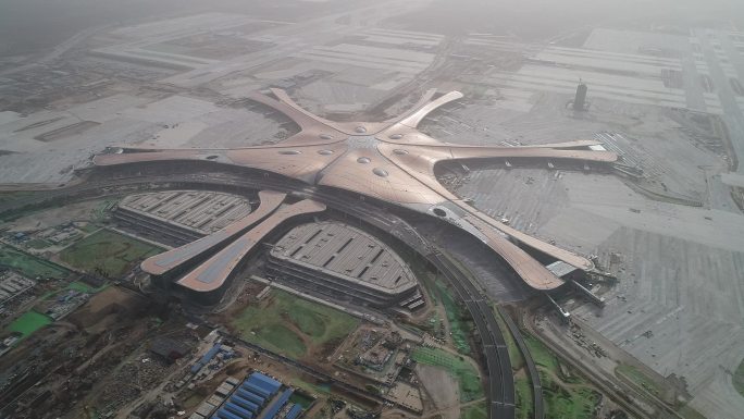 航拍北京大兴国际机场