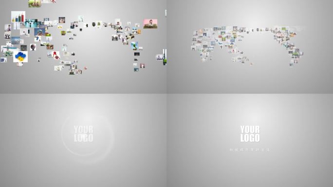 图片汇聚地球出标板广告语