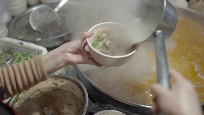 河南洛阳美食牛肉汤羊肉汤人文4k