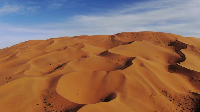 沙漠航拍空镜/阿拉善/沙漠地形