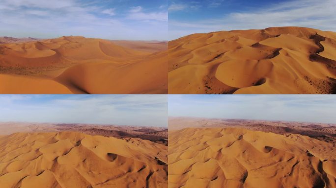 沙漠航拍空镜/阿拉善/沙漠地形