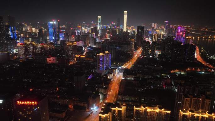 长沙市黄兴北路夜景