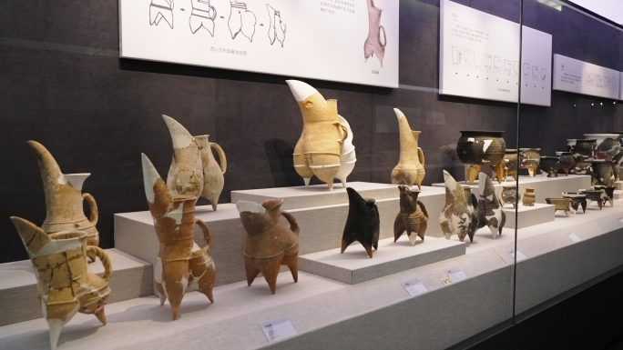 博物馆 古代黑陶陶瓷 古代文明 陶器时代