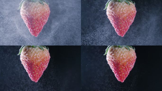 唯美写意草莓广告升格镜头