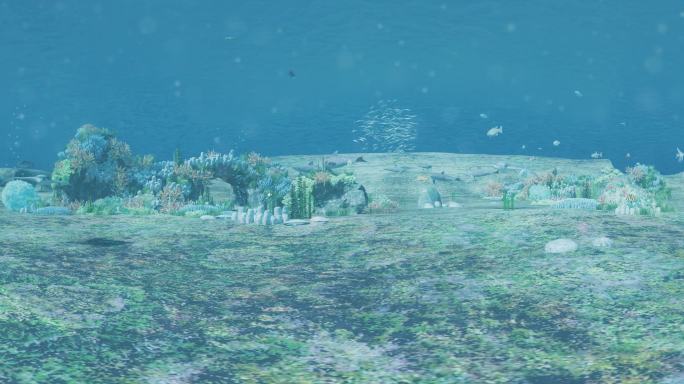 4K海底鱼群180度超宽弧形屏裸眼3D