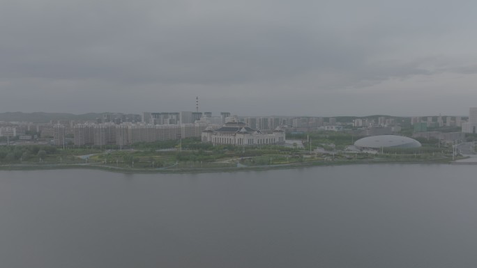航拍 乌兰浩特  空镜 4K 城市